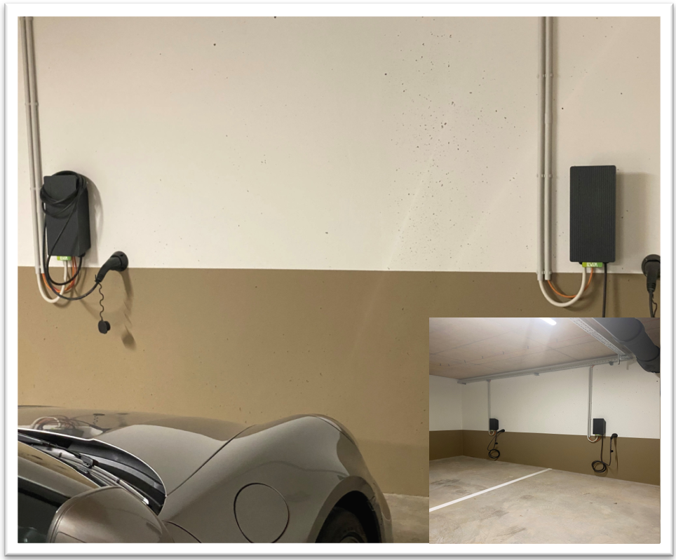 Installation de 5 bornes de recharge en LMS 